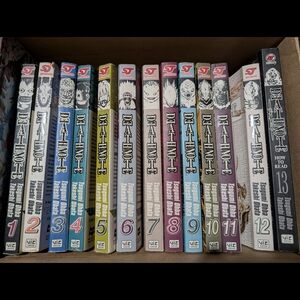 Death Note Manga Volumes 1-13 Paperback Set - Multicolor Spines